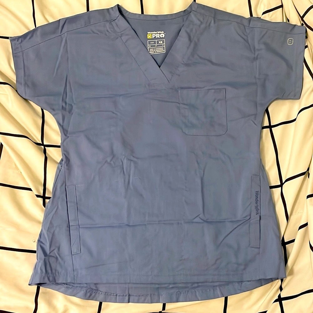 Sky Blue Scrub Set